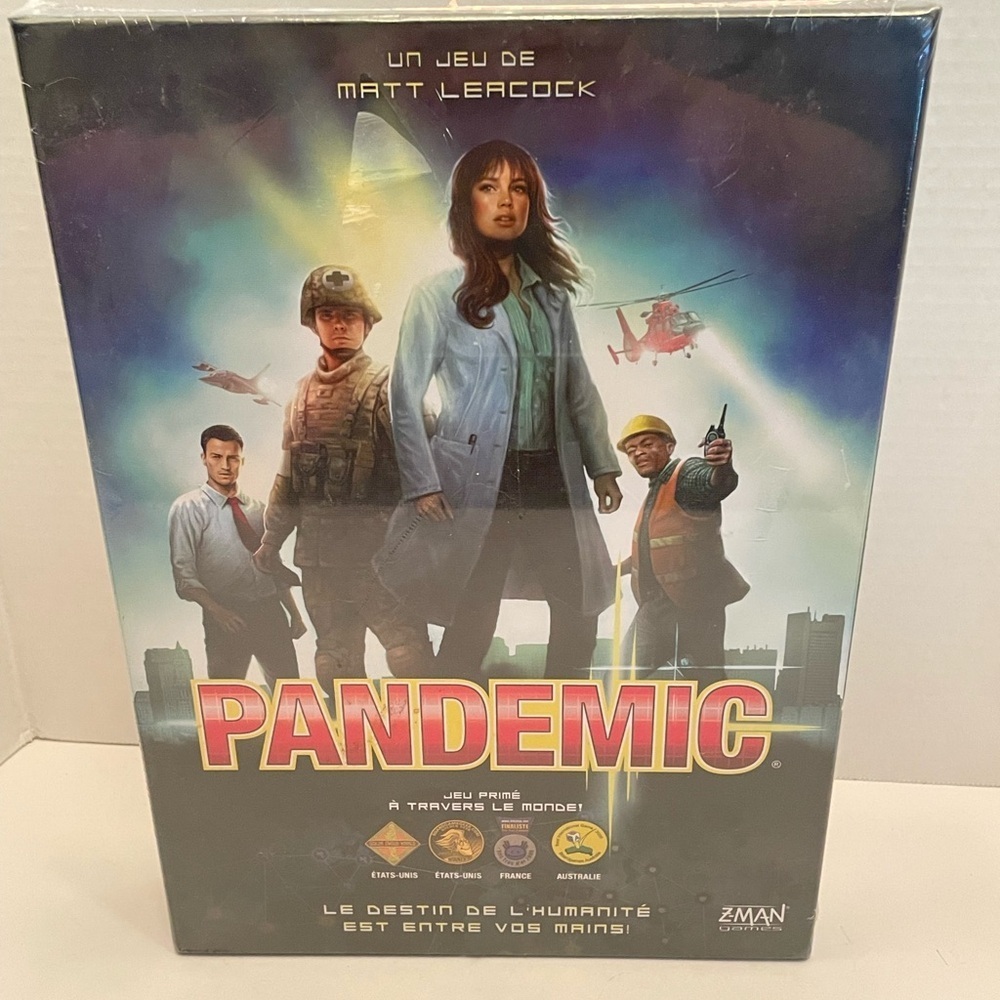 Pandemic 2013 Board Game 2nd Edition With Characters French *NIB*